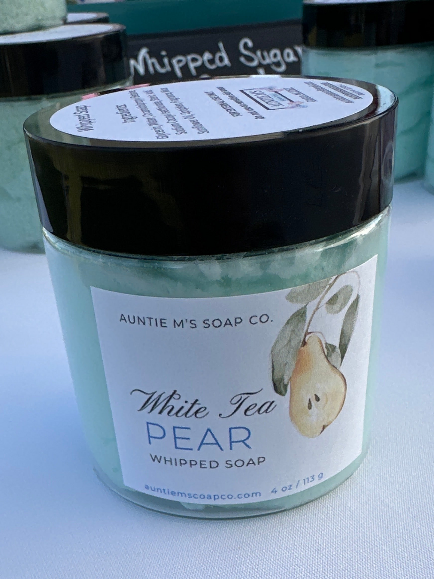 White Tea & Pear Whipped Soap