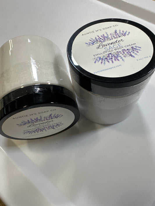 Emulsified Body Cream - Lavender Sage