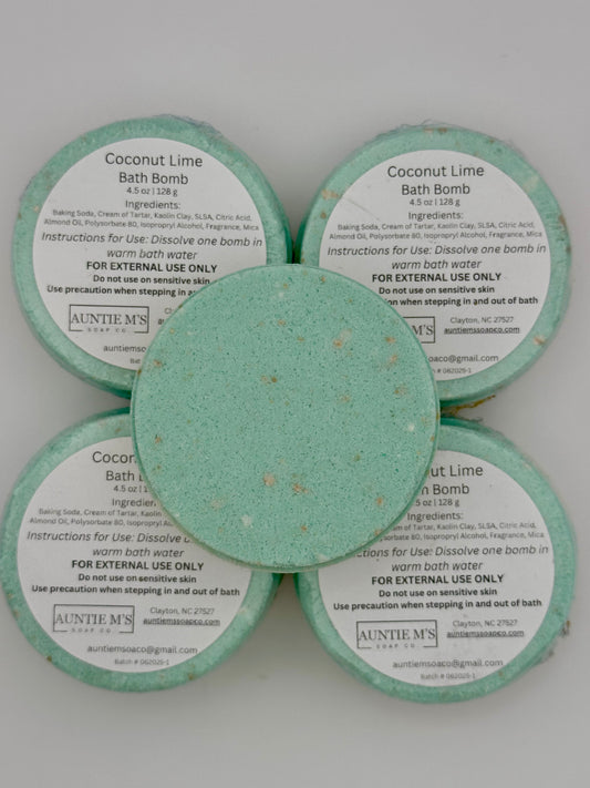 Coconut Lime Bath Bomb