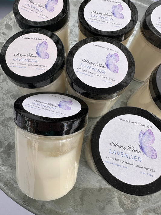 Emulsified Magnesium Cream - Sleepy Time Lavender
